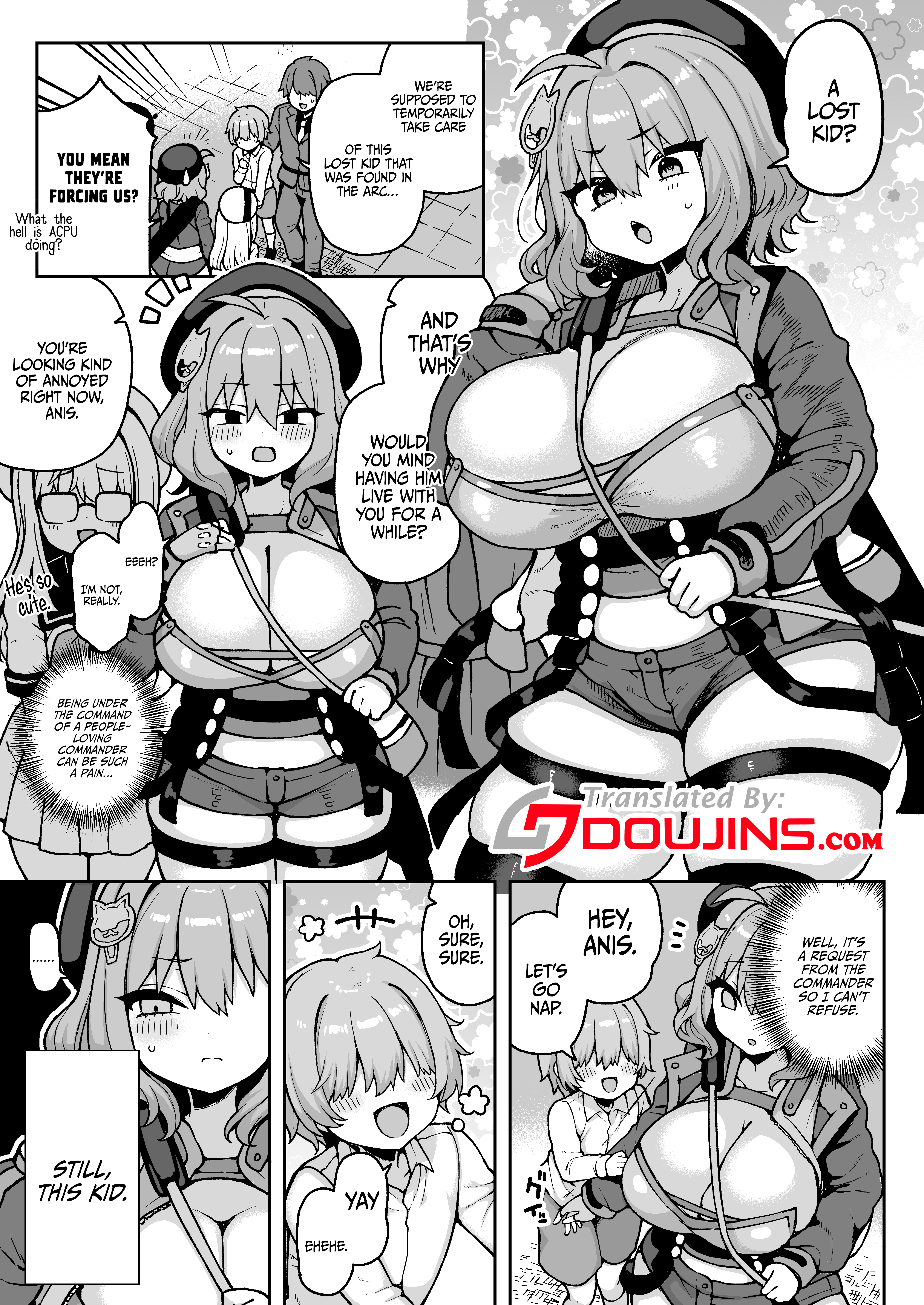 Hentai Manga Comic-Having Creampie Sex With The Caring Anis-Read-2